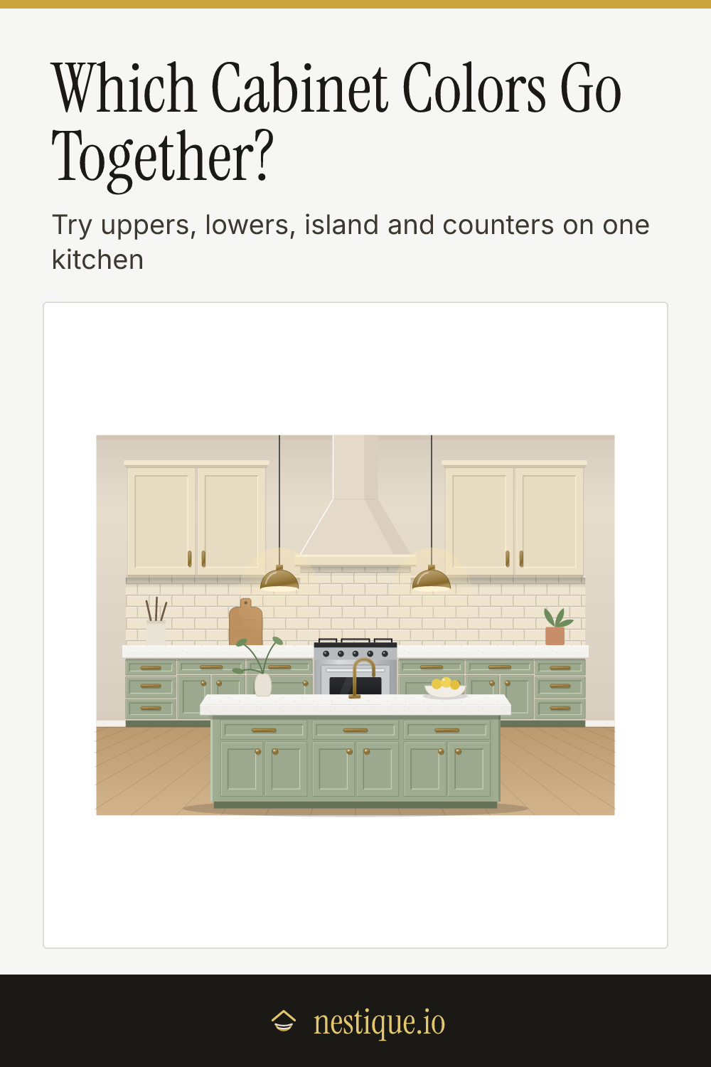 Which Cabinet Colors Go Together?: pinnable guide from Nestique