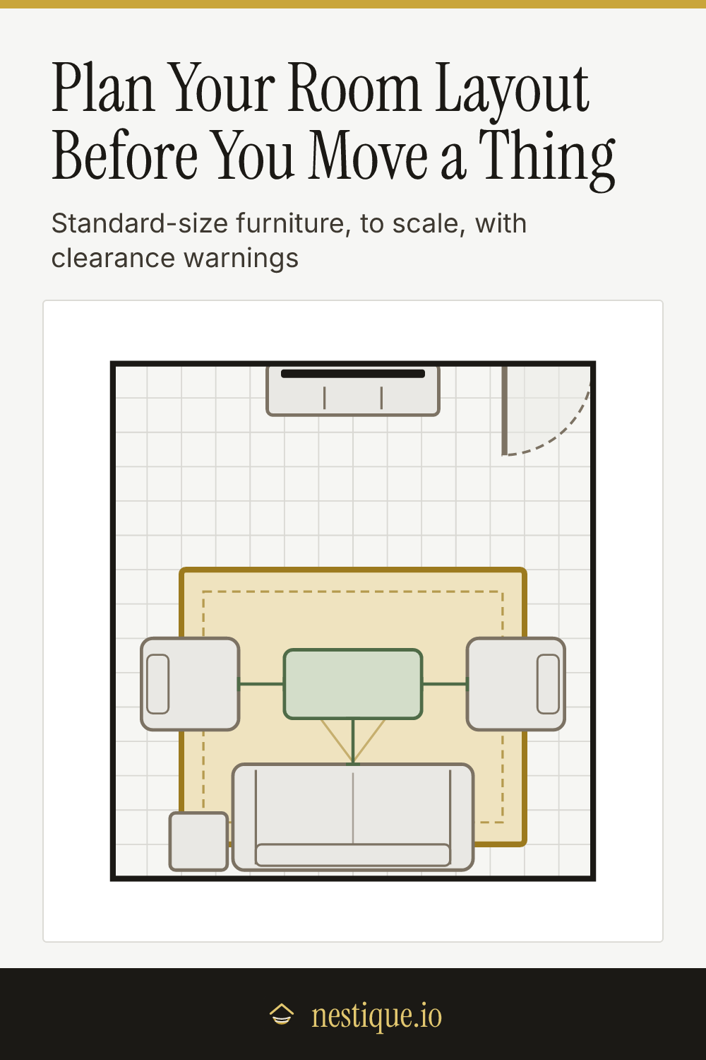 Plan Your Room Layout Before You Move a Thing: pinnable guide from Nestique